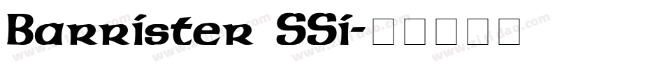 Barrister SSi字体转换